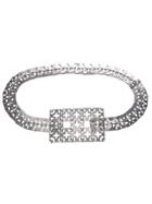 Katheleys Vintage Perforated Belt - Metallic