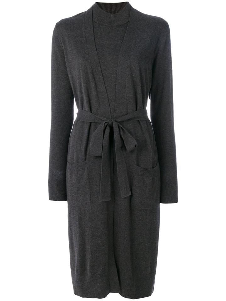 Equipment Tie Waist Dress - Black