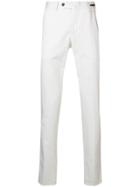 Pt01 Slim Fit Tailored Chinos - White