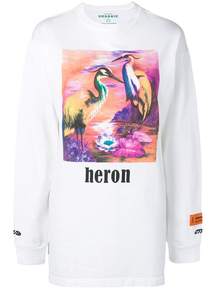 Heron Preston Birds Longsleeved T-shirt - White