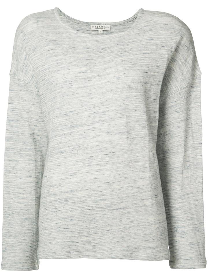 The Lady And The Sailor - Knitted Top - Women - Cotton - Iii, White, Cotton