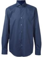 Boss Hugo Boss Classic Shirt, Men's, Size: 43, Blue, Cotton