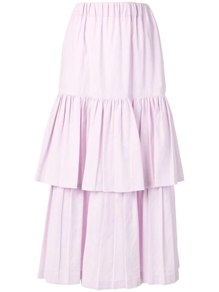 Golden Goose Deluxe Brand Long Ruffled Skirt - Pink