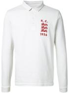 Kent & Curwen Patch Detail Polo Shirt - White