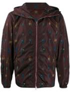 Alexander Mcqueen Insects Print Bomber Jacket - Red