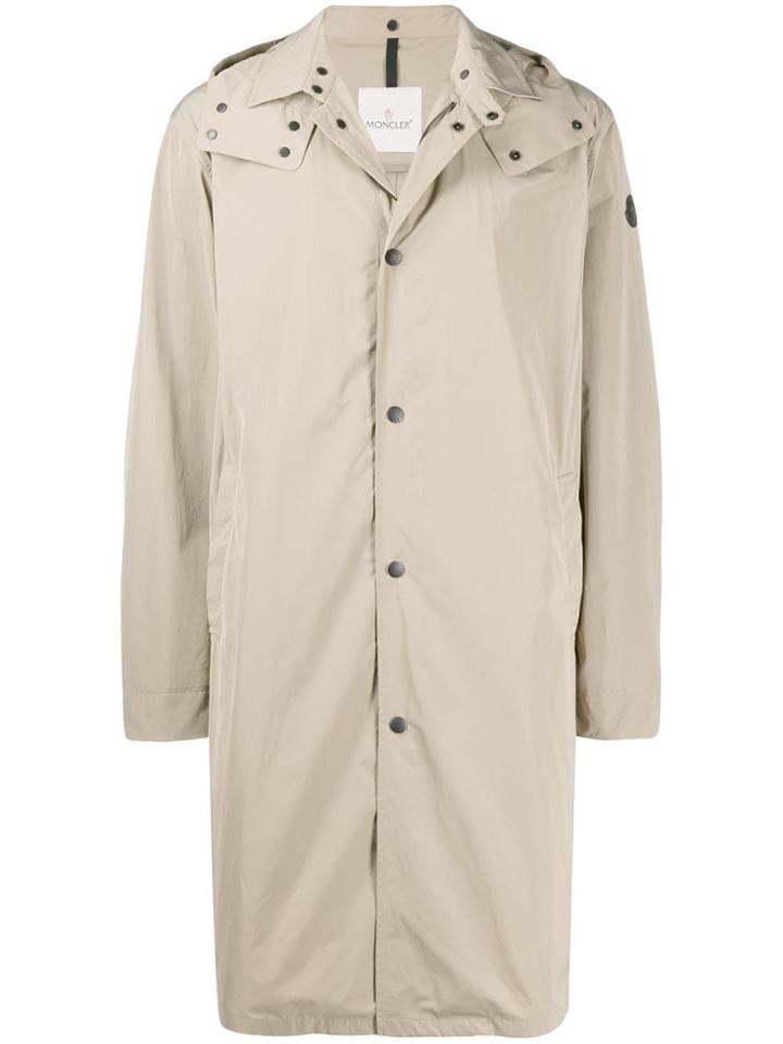 Moncler Oversized Raincoat - Neutrals