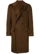 Dell'oglio Double Breasted Coat - Brown