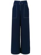 Mara Mac Wide Trousers - Blue