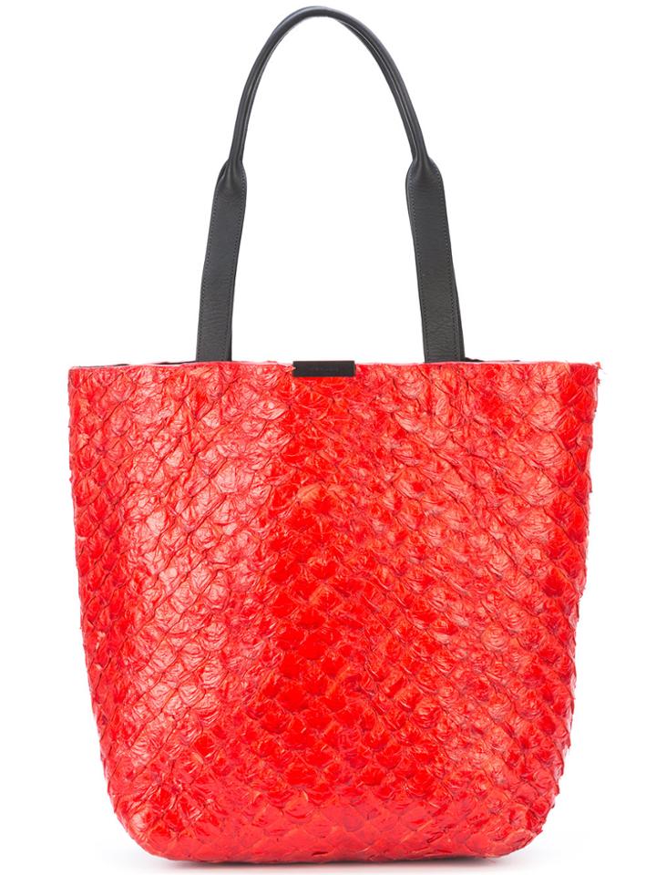 Osklen Gravata Cabas Bag - Red