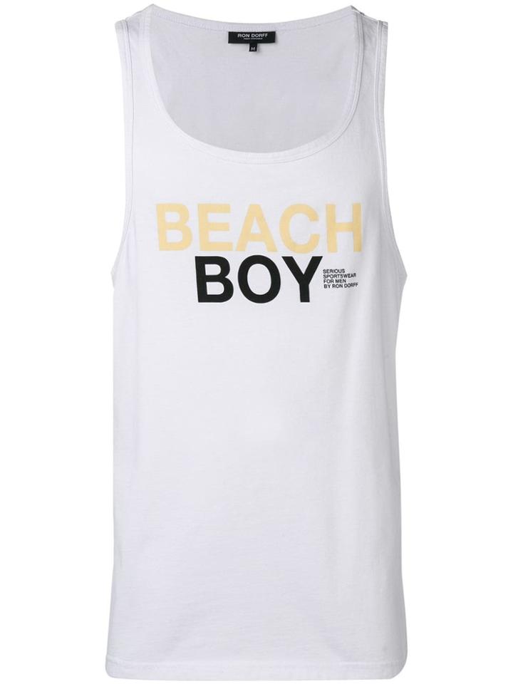 Ron Dorff Beach Boy Tank Top - White