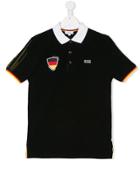 Boss Kids Teen Germany Polo Shirt - Black