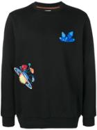 Paul Smith Explorer Embroidered Sweatshirt - Blue