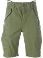 Maharishi Tapered Cargo Shorts, Men's, Size: S, Green, Cotton