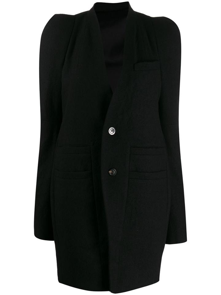 Rick Owens Neue Short Coat - Black