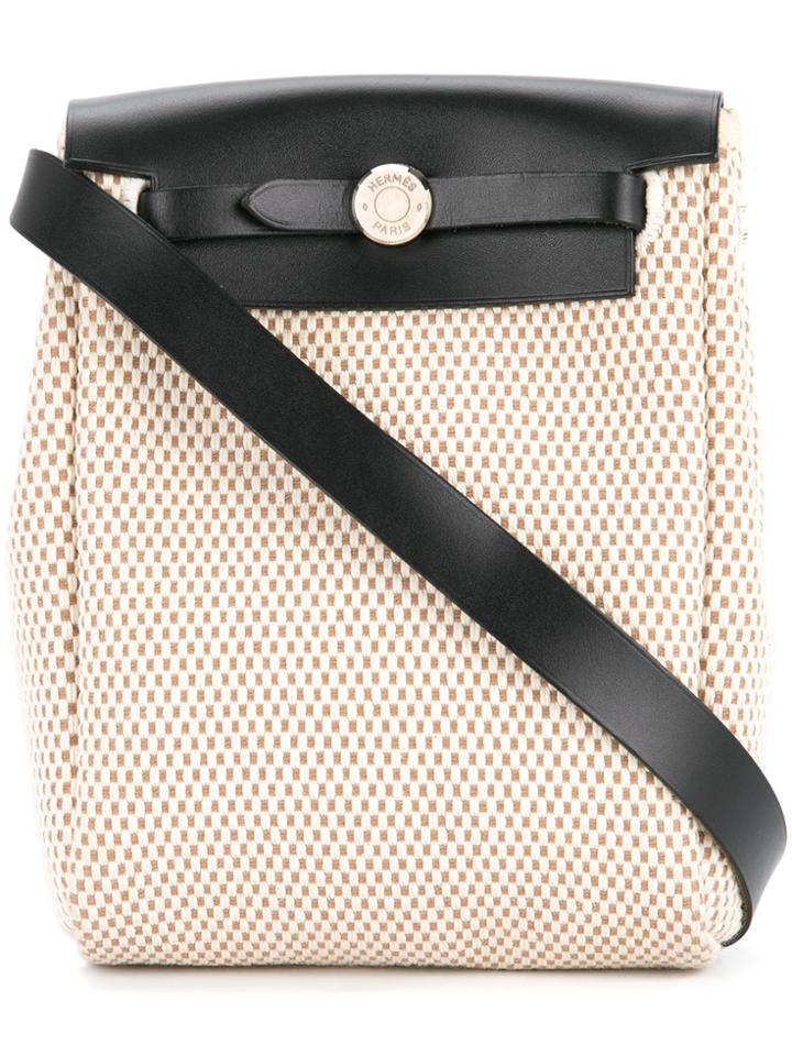 Hermès Vintage Her Tpm 2 In 1 Shoulder Bag - Nude & Neutrals
