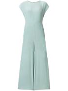 Semicouture Wide Leg Jumpsuit - Green