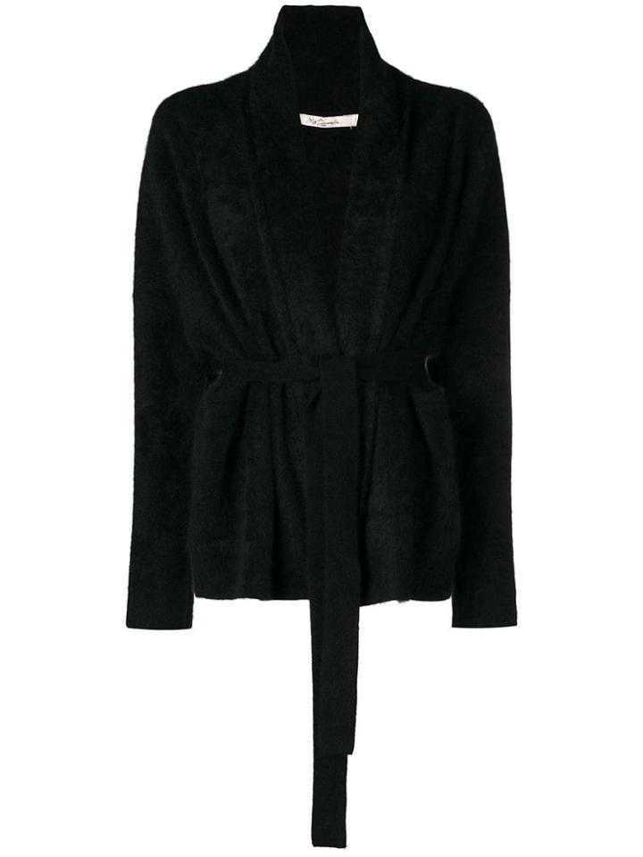 Mes Demoiselles Tie Waist Cardigan - Black