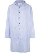 Yoshiokubo Printed Shirt Coat - Blue