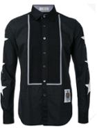 Education From Youngmachines Star Print Shirt, Men's, Size: 3, Black, Cotton