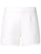 Ermanno Ermanno Fringed Tweed Shorts - White