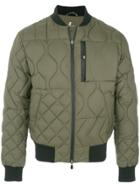 Save The Duck Quilted Bomber Jacket - Green