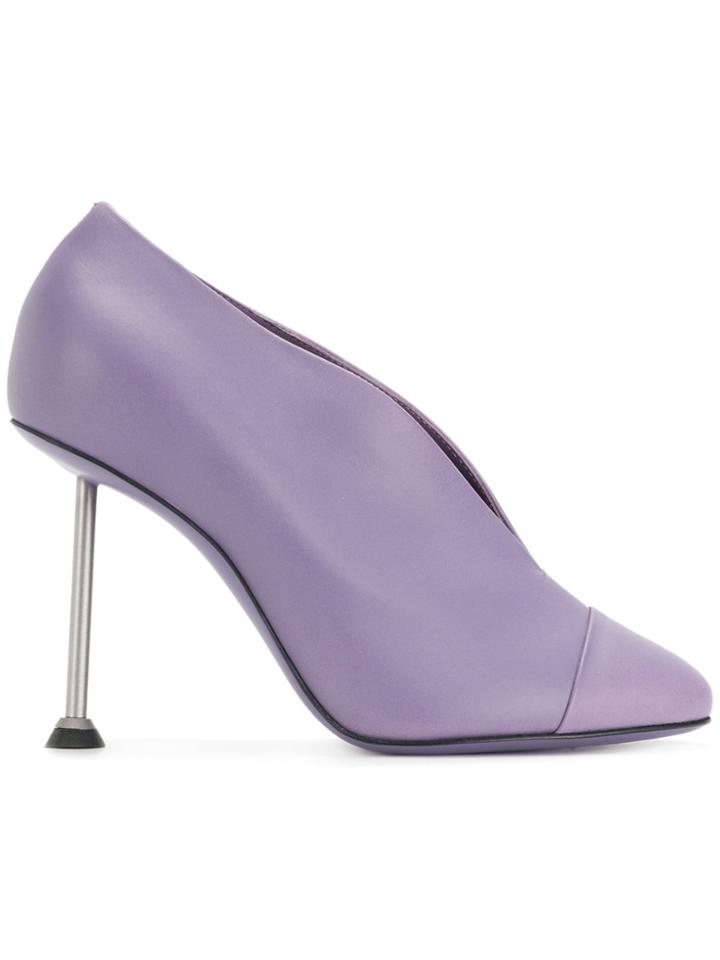 Victoria Beckham Metal Heel Pumps - Pink & Purple
