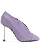 Victoria Beckham Metal Heel Pumps - Pink & Purple