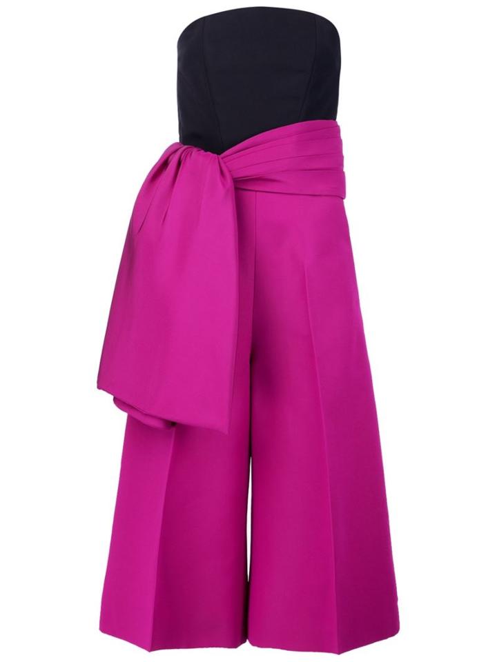 Christian Siriano Oversized Bow Colour Block Playsuit