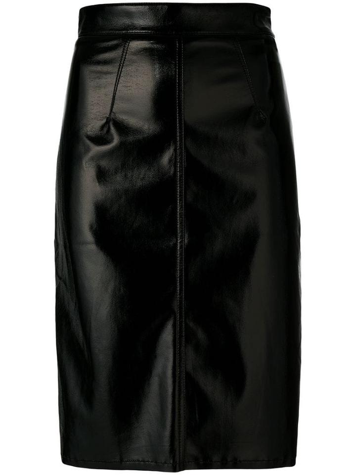Fiorucci Margot Vinyl Skirt - Black