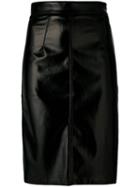Fiorucci Margot Vinyl Skirt - Black