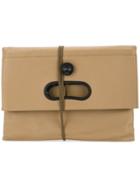 Kolor Front Handle Clutch - Nude & Neutrals