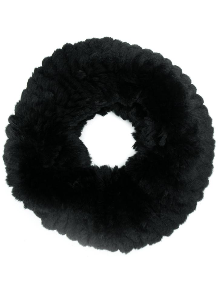 Cara Mila Zahara Fur Snood - Black