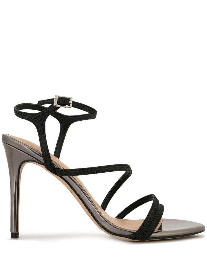 Badgley Mischka Madisson Glittered Sansals - Black