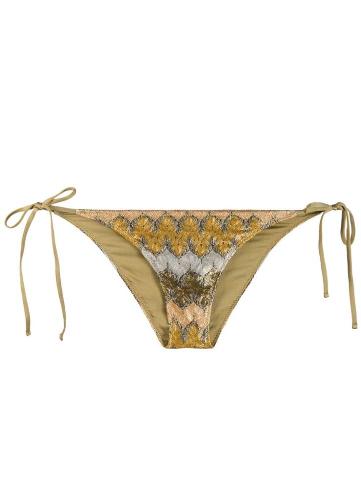 Mc2 Saint Barth Elea Bikini Bottoms - Gold