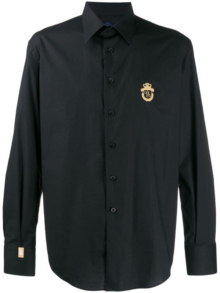 Billionaire Crest Logo Shirt - Black