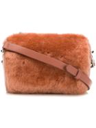 Desa 1972 Fur Camera Crossbody Bag - Pink