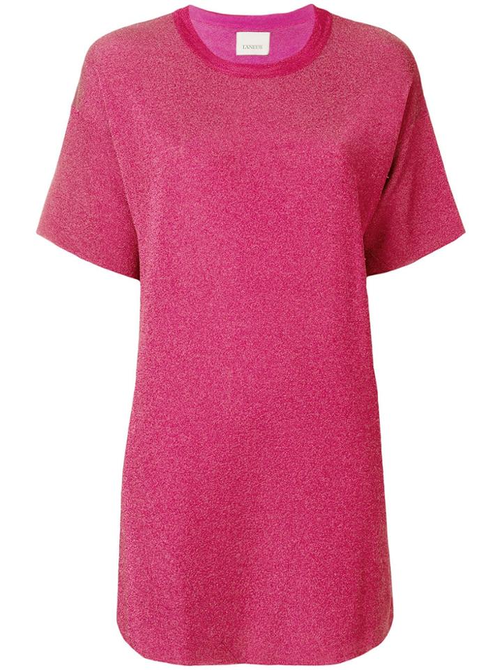 Laneus Round Neck T-shirt - Pink