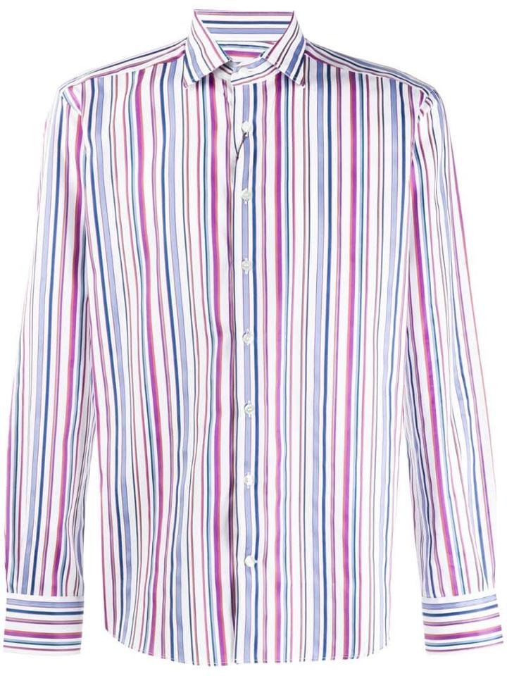 Etro Striped Slim Shirt - White