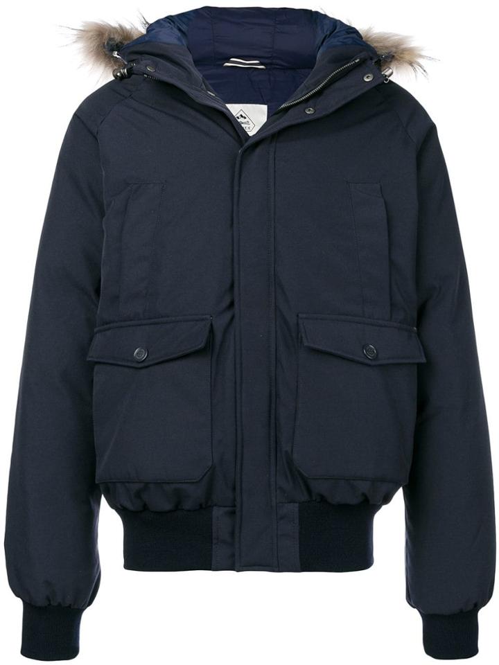 Pyrenex Padded Parka Coat - Blue
