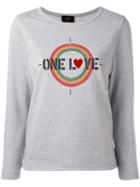 A.p.c. - One Love Printed T-shirt - Women - Cotton - Xs, Grey, Cotton