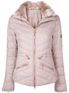 Barbour Furry Collar Padded Jacket - Nude & Neutrals