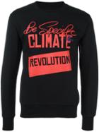Vivienne Westwood Man 'revolution' Print Sweatshirt, Men's, Size: Large, Black, Cotton
