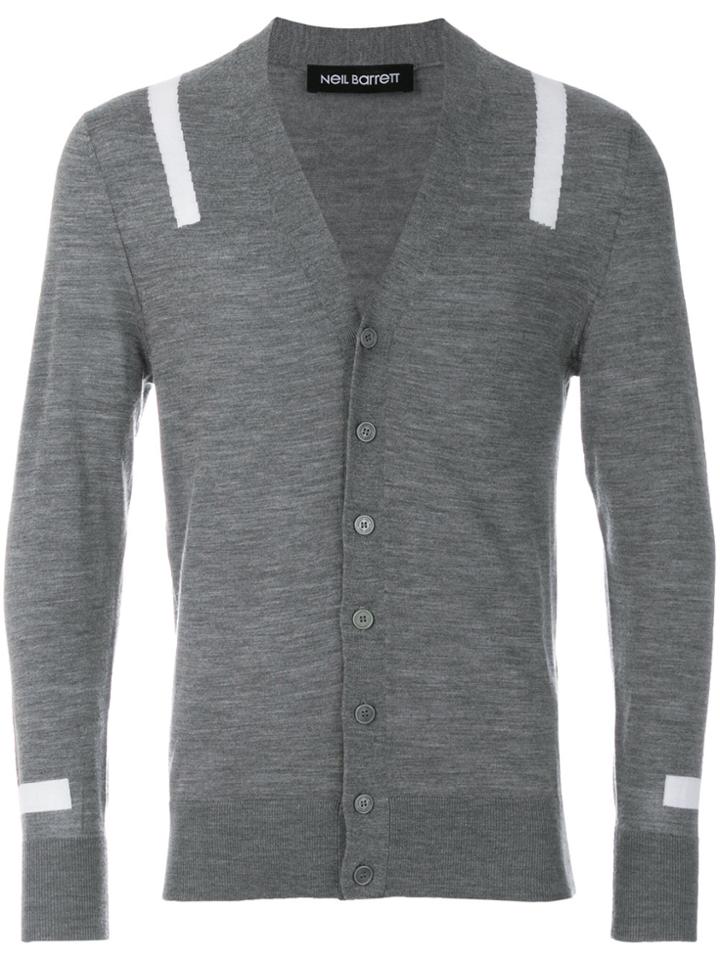Neil Barrett Classic Design Sweater - Grey