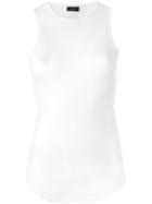 Joseph Vest Top, Women's, Size: Xl, White, Cotton/cashmere