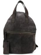 Marsèll Leather Trim Backpack - Grey