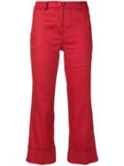 L'autre Chose Flared Cropped Trousers