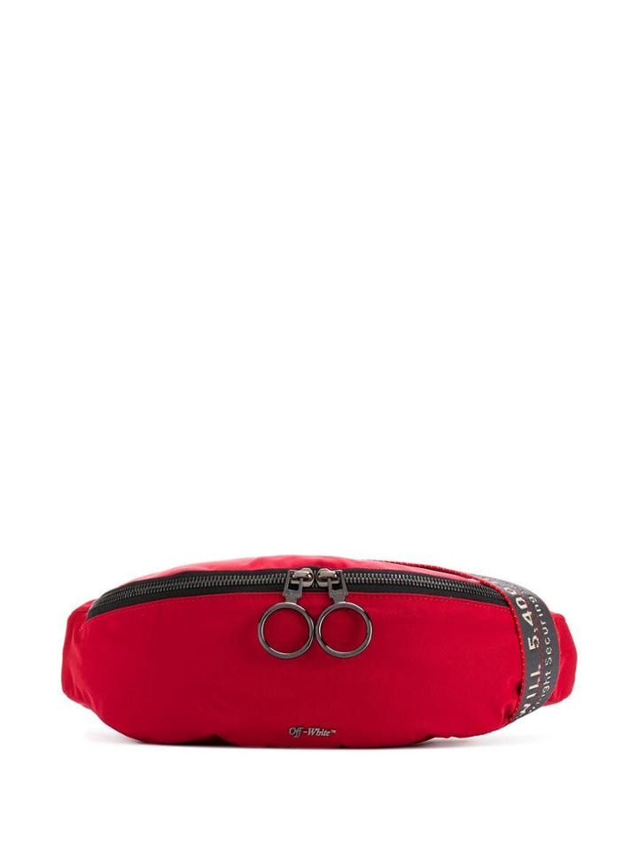 Off-white Industrial Strap Belt Bag - Red