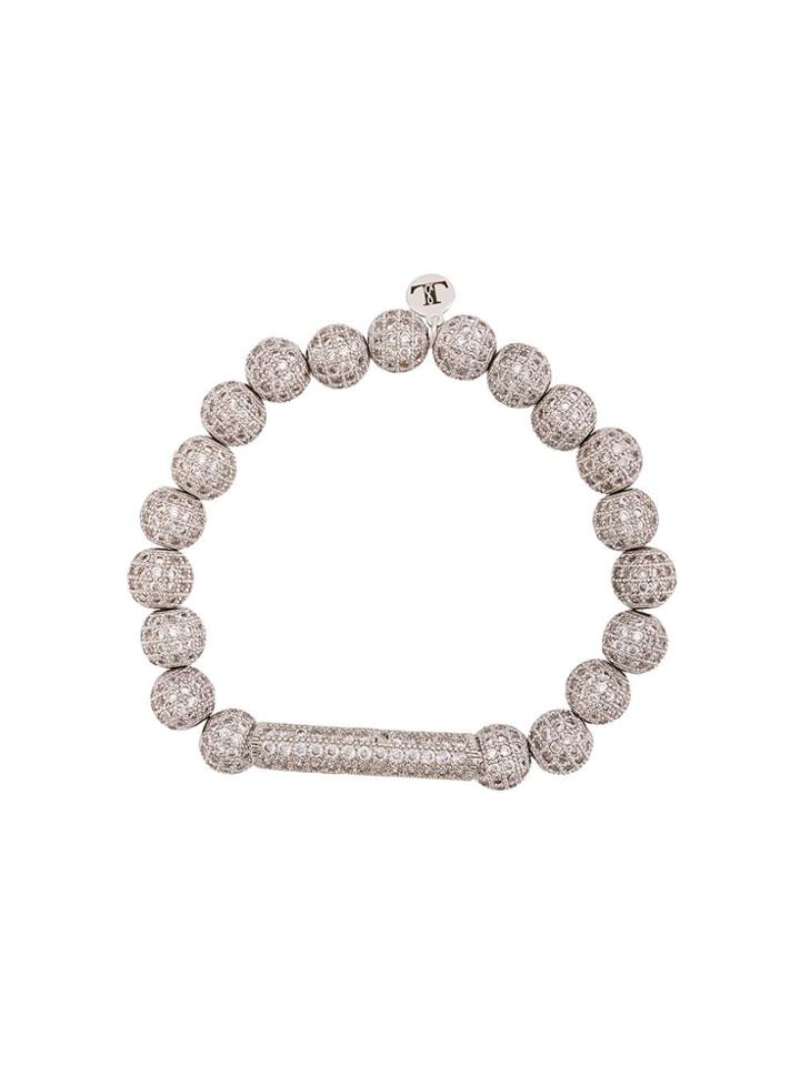 Lord And Lord Designs Crystal Rock Bracelet - Silver