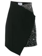 Redemption Asymmetric Mini Skirt - Black