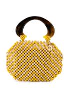 Rosantica Freddy Beaded Tote Bag - Yellow